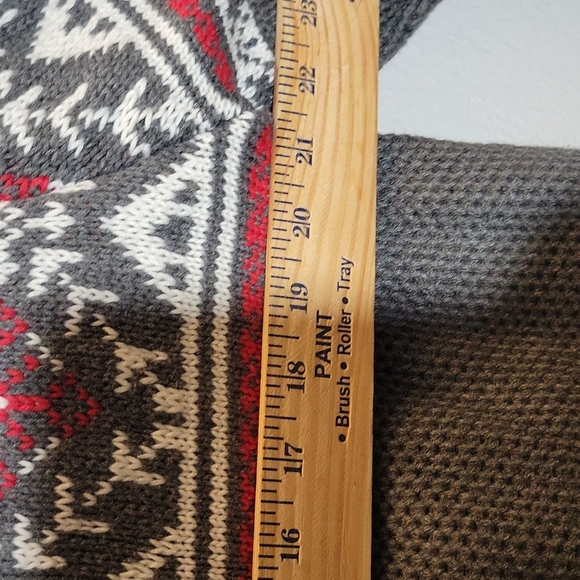 ZOD Knit Patterned 1/4 Zip Sweater XXL - Picture 6 of 7